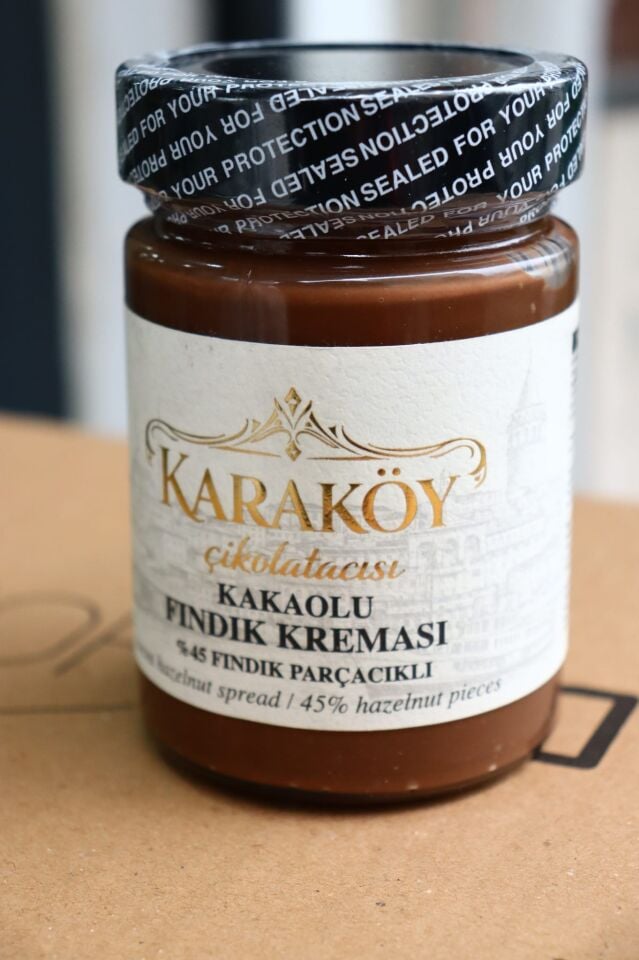 Karaköy Çikolatacısı%45 Fındıklı Kakaolu Fındık Kreması - Parçacıklı