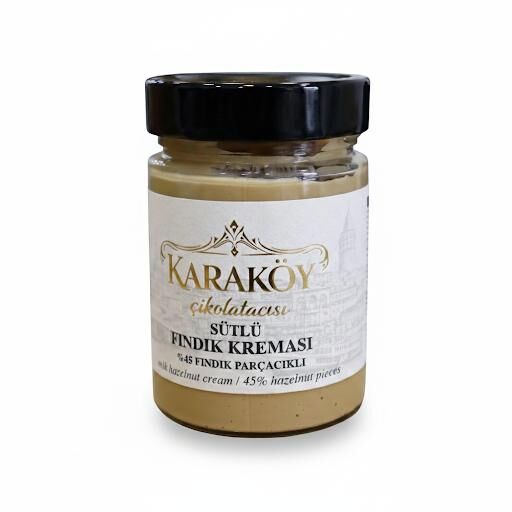 Karaköy Çikolatacısı %45 Fındıklı Sütlü Fındık Kreması 340g