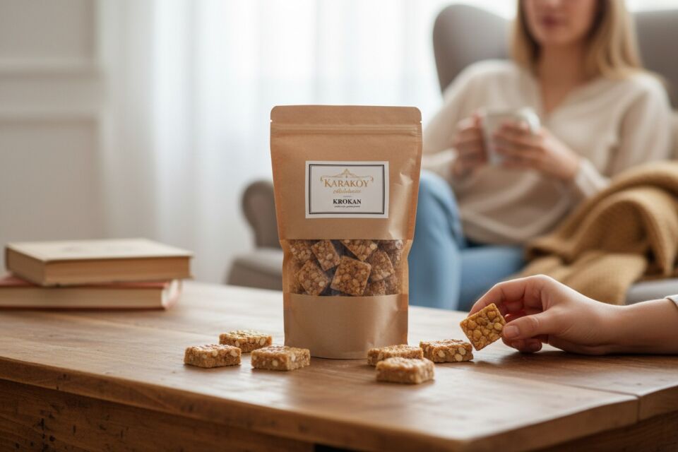 Yüksek Fındık Oranlı Krokan %75 Fındık  – Karaköy Çikolatacısı