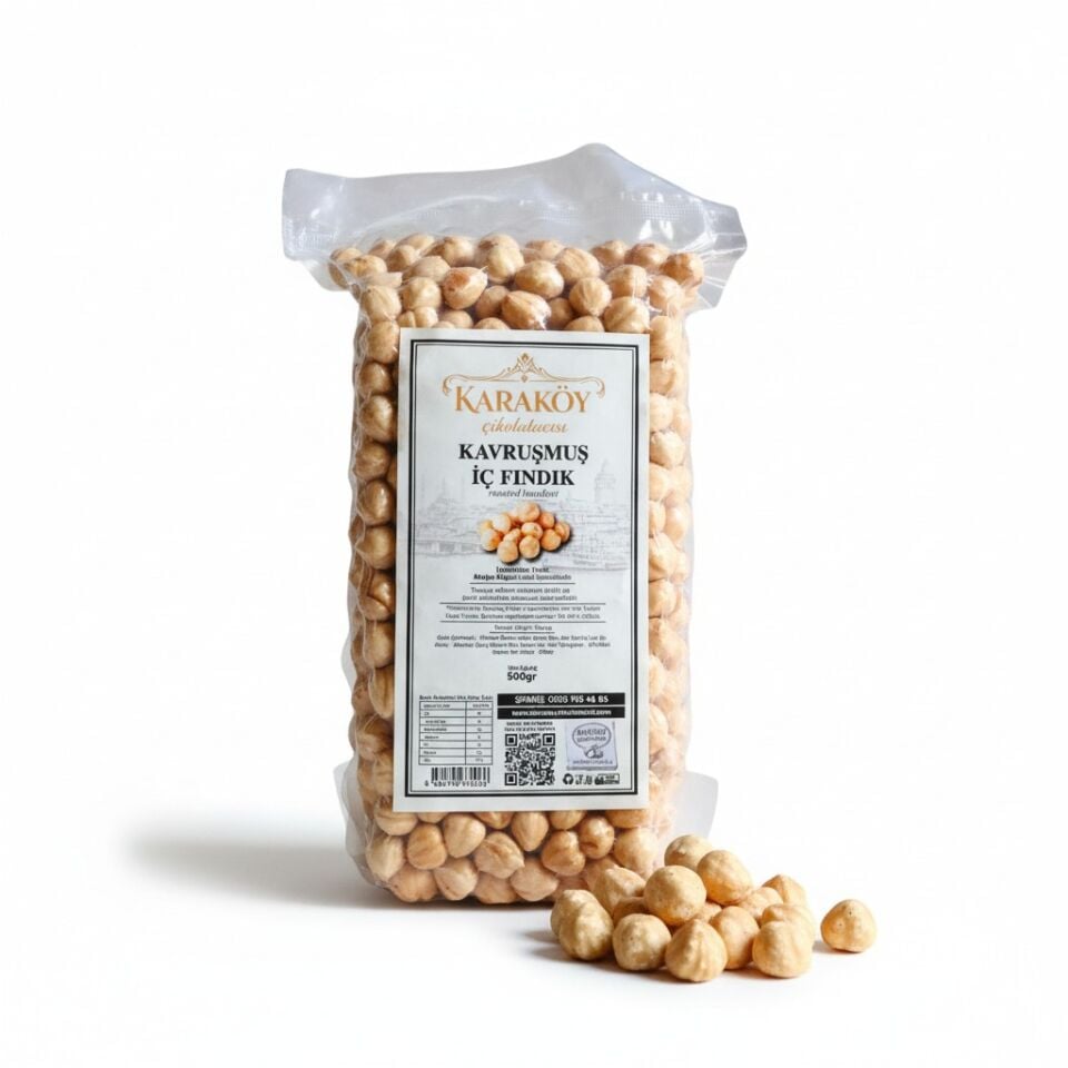 Karaköy Çikolatacısı Kavrulmuş Fındık 500g – Doğal ve Katkısız