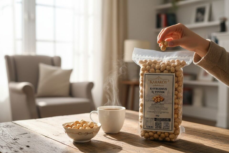 Karaköy Çikolatacısı Kavrulmuş Fındık 500g – Doğal ve Katkısız