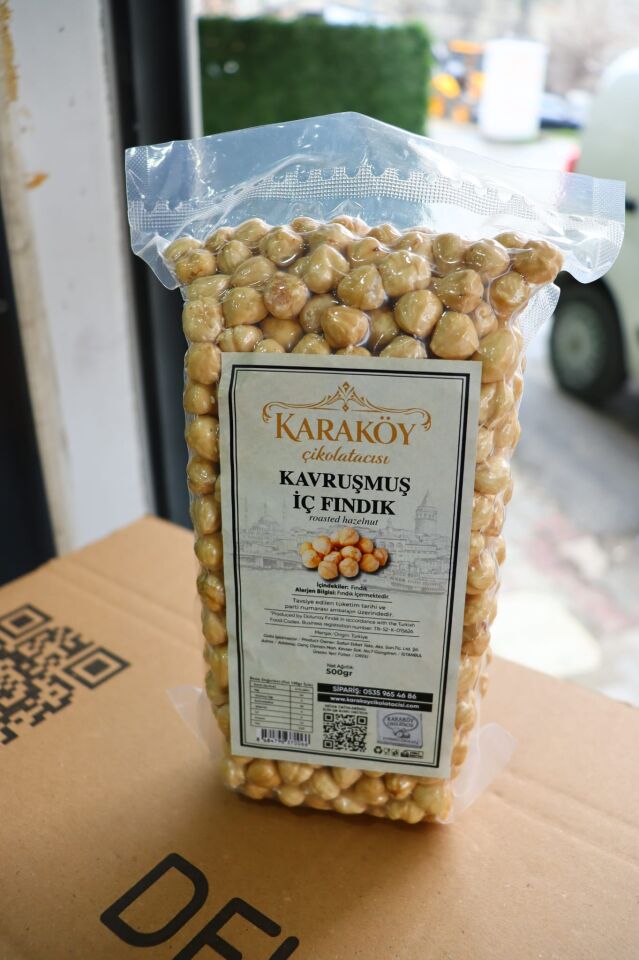 Karaköy Çikolatacısı Kavrulmuş Fındık 500g – Doğal ve Katkısız