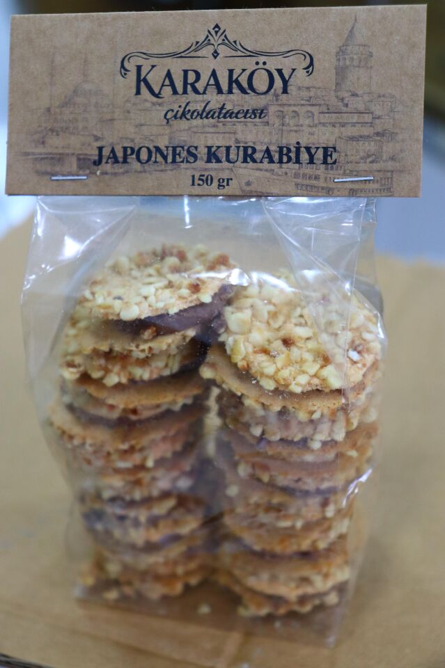 Karaköy Çikolatacısı Fındıklı Japones Kurabiye – Geleneksel Pastane Kurabiyesi